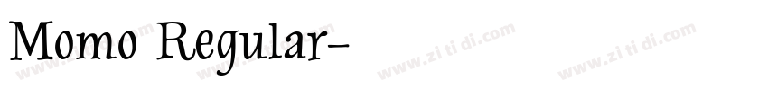 Momo Regular字体转换